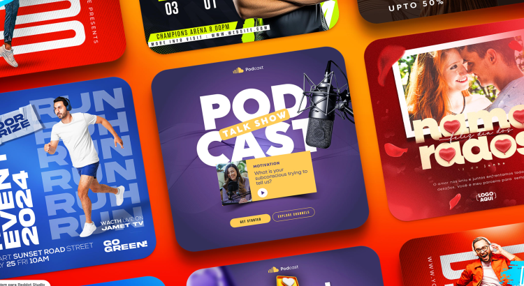 Eu criarei postagens em mídias sociais, criativos de anúncios no Facebook e Instagram