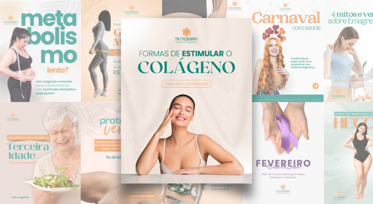 Você receberá um combo de artes para o seu instagram