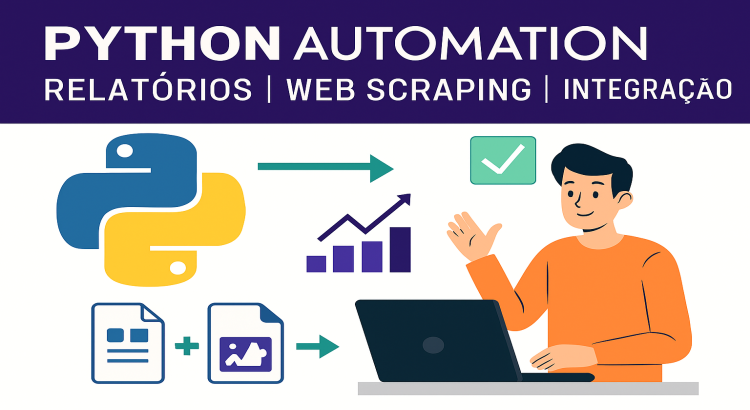 Você receberá uma automação Python personalizada para economizar tempo e eliminar tarefas manuais