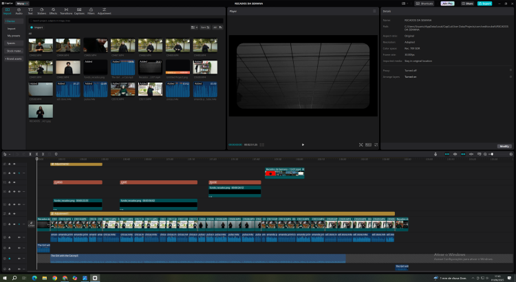 Edição de vídeos curtos ou médios, áudios completos e gerenciamento de redes sociais
